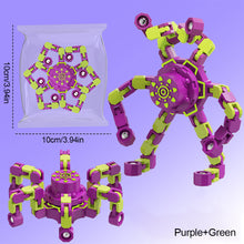 Load image into Gallery viewer, Spinner Fidget Chain Toys Adults Vent Stress Relief Hand Decompression Antistress Fingertip gyro Kids Toys For Children Boy Gift