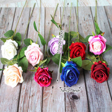 Load image into Gallery viewer, Valentine's Day Artificial Red Roses Flannelette Wedding Faux Flowers Photo Shoot Propss Silk Flower Headwear Fake Flowers
