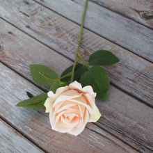 Load image into Gallery viewer, Valentine's Day Artificial Red Roses Flannelette Wedding Faux Flowers Photo Shoot Propss Silk Flower Headwear Fake Flowers