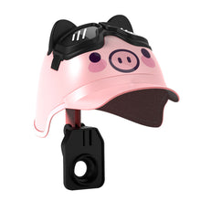 Load image into Gallery viewer, Cartoon Small Helmet Rider Motorcycle Mobile Phone Holder and Electric Bicycle Navigation Mobile Phone Holder Waterproof Sunshade
