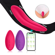 Load image into Gallery viewer, Silicone Butterfly APP Controls Powerful Clit Sucker Sucking Vibrator Invisible Silicone Women's Wearable Underwear Vibrating Egg