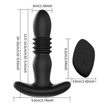 Load image into Gallery viewer, APP Remote Controlled Silicone Vibrating Telescopic Anal Plug Silicone Anal Expansion for Couples Life Sex Toy