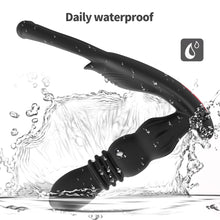 Load image into Gallery viewer, Rechargeable Retractable Silicone Anal Plug, Egg Clamp Masturbator Silicone Anal Expansion Men and Women Sex Toys