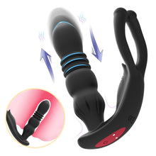 Load image into Gallery viewer, Rechargeable Retractable Silicone Anal Plug, Egg Clamp Masturbator Silicone Anal Expansion Men and Women Sex Toys
