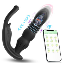 Load image into Gallery viewer, Rechargeable Retractable Silicone Anal Plug, Egg Clamp Masturbator Silicone Anal Expansion Men and Women Sex Toys