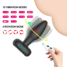 Load image into Gallery viewer, Wireless APP Remote Control Twisting Rotating and Vibrating Silicone Anal Plug Masturbation Device Vibrators Sex Toys