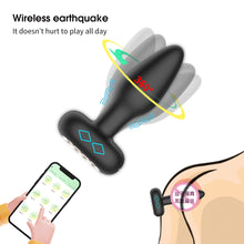 Load image into Gallery viewer, Wireless APP Remote Control Twisting Rotating and Vibrating Silicone Anal Plug Masturbation Device Vibrators Sex Toys
