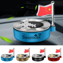 Load image into Gallery viewer, Car Air Freshener Dashboard Solar Rotating Auto Track Bike Aromatherapy Energy Saving Aroma Diffuser Interior