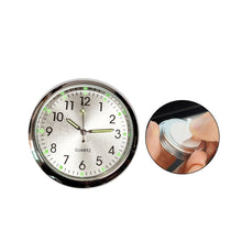 Load image into Gallery viewer, Luminous Car Interior Quartz Clock Auto Watch Thermometer Hygrometer for Home Automobiles Decoration Ornament Automotive Clock Accessories
