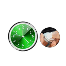 Load image into Gallery viewer, Luminous Car Interior Quartz Clock Auto Watch Thermometer Hygrometer for Home Automobiles Decoration Ornament Automotive Clock Accessories