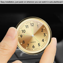 Load image into Gallery viewer, Luminous Car Interior Quartz Clock Auto Watch Thermometer Hygrometer for Home Automobiles Decoration Ornament Automotive Clock Accessories