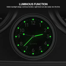Load image into Gallery viewer, Luminous Car Interior Quartz Clock Auto Watch Thermometer Hygrometer for Home Automobiles Decoration Ornament Automotive Clock Accessories