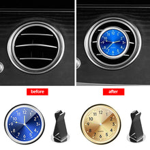 Load image into Gallery viewer, Luminous Car Air Outlet Interior Quartz Clock Auto Watch Thermometer Hygrometer for Home Automobiles Decoration Ornament Automotive Accessories
