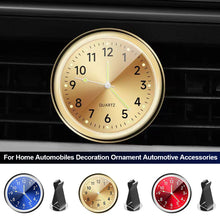 Load image into Gallery viewer, Luminous Car Air Outlet Interior Quartz Clock Auto Watch Thermometer Hygrometer for Home Automobiles Decoration Ornament Automotive Accessories