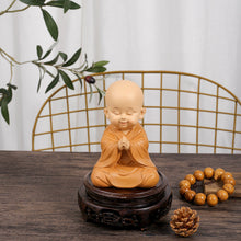 Load image into Gallery viewer, Car Decorator Buddhist Small Monk Statues Resin Buddha Figurine Sculpture Handmade Miniatures Room Decoration Crafts Gifts Home Office