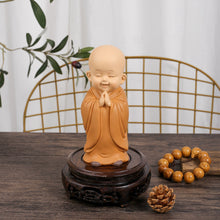 Load image into Gallery viewer, Car Decorator Buddhist Small Monk Statues Resin Buddha Figurine Sculpture Handmade Miniatures Room Decoration Crafts Gifts Home Office