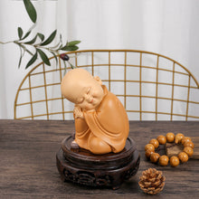 Load image into Gallery viewer, Car Decorator Buddhist Small Monk Statues Resin Buddha Figurine Sculpture Handmade Miniatures Room Decoration Crafts Gifts Home Office