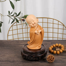 Load image into Gallery viewer, Car Decorator Buddhist Small Monk Statues Resin Buddha Figurine Sculpture Handmade Miniatures Room Decoration Crafts Gifts Home Office