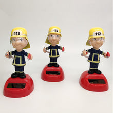 Load image into Gallery viewer, Car Decoration Solar Energy Decoration Fireman Soldier Shaking Doll Christmas Children's Gifts Shaking Head Figurine Desktop Decoration