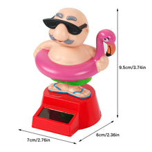 Load image into Gallery viewer, Solar Powered Automatic Swinging Master Roshi Dancing Animated Doll Toy Car Interior Decorations Styling Home Decoration