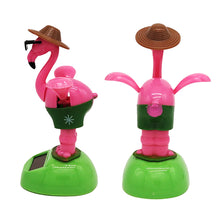 Load image into Gallery viewer, Car Decoration Solar Energy Accessories Bobblehead Doll Funny Flamingo Shape Accessories Gift Creative Interior Automotive