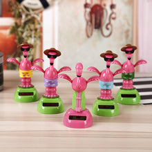 Load image into Gallery viewer, Car Decoration Solar Energy Accessories Bobblehead Doll Funny Flamingo Shape Accessories Gift Creative Interior Automotive