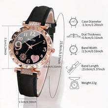 Load image into Gallery viewer, 5Pcs/Set Watch For Women Luxury Leather Analog Ladies Quartz Wrist Watch Fashion Bracelet Watch Set Female