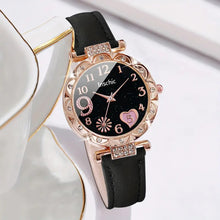 Load image into Gallery viewer, 5Pcs/Set Watch For Women Luxury Leather Analog Ladies Quartz Wrist Watch Fashion Bracelet Watch Set Female