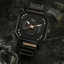 Load image into Gallery viewer, 1Pc Fashion Square Dial Leather Mens Watches Luxury Sport Watch Man Quartz WristWatches