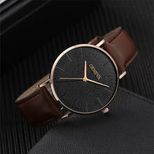 Load image into Gallery viewer, Men Fashion Simple Watch Male Commerce Watch Leather Sports Wristwatches Men's Watch Quartz Simple Casual Watch