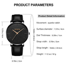 Load image into Gallery viewer, Men Fashion Simple Watch Male Commerce Watch Leather Sports Wristwatches Men's Watch Quartz Simple Casual Watch