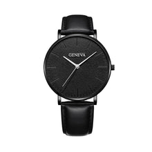 Load image into Gallery viewer, Men Fashion Simple Watch Male Commerce Watch Leather Sports Wristwatches Men's Watch Quartz Simple Casual Watch