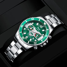 Load image into Gallery viewer, Men's Watches Luxury Waterproof Stainless Steel Quartz Watch Man Calendar Sports Wristwatch Clock