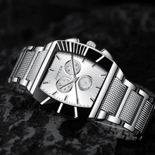 Load image into Gallery viewer, 3Pcs/Set Men's Watches Luxury Stainless Steel Quartz Watch Man Calendar Sports Wristwatch Clock