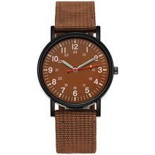 Load image into Gallery viewer, 1Pc Men Military Quartz Watch Nylon Army Watches Canvas Strap Casual Sports Wristwatch