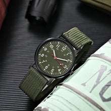 Load image into Gallery viewer, 1Pc Men Military Quartz Watch Nylon Army Watches Canvas Strap Casual Sports Wristwatch