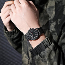 Load image into Gallery viewer, 1Pc Men Military Quartz Watch Nylon Army Watches Canvas Strap Casual Sports Wristwatch
