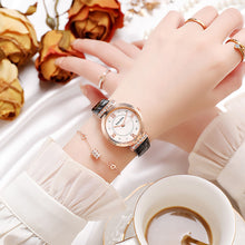 Load image into Gallery viewer, 1Pc Simple Quartz Watches Women Minimalist Design Leather Strap Luxury Wristwatch Big Dial Fashion Creative Watch