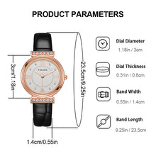 Load image into Gallery viewer, 1Pc Simple Quartz Watches Women Minimalist Design Leather Strap Luxury Wristwatch Big Dial Fashion Creative Watch