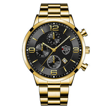 Load image into Gallery viewer, 1Pc Fashion Men Stainless Steel Quartz Sports Watch Luxury Male Business Wristwatch Luminescence Clock