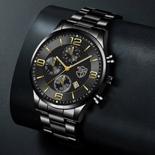 Load image into Gallery viewer, 1Pc Fashion Men Stainless Steel Quartz Sports Watch Luxury Male Business Wristwatch Luminescence Clock