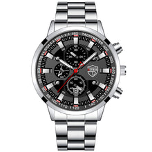 Load image into Gallery viewer, 1Pc Fashion Men Stainless Steel Quartz Sports Watch Luxury Male Business Wristwatch Luminescence Clock