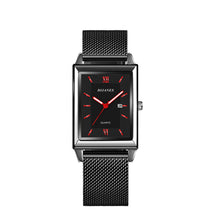 Load image into Gallery viewer, 1Pc Men's Watches Luxury Fashion Square Quartz Wrist Watch Waterproof Calendar Silver Gold Watch for Men
