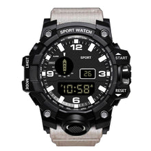 Load image into Gallery viewer, 1Pc Luminous Men Sport Watch Silicone Strap Wrist Watch LED Calendar Waterproof Digital Watch