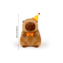 Load image into Gallery viewer, Happy Birthday Capybara Plush Toy Fluffty Kawaii Plushie Doll Simulation Capibara Cute Stuffed Animals Soft Plush Birthday Gift Kid Toys