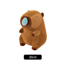 Load image into Gallery viewer, Hamburger Turtle Backpack Capybara Plush Toy Fluffty Kawaii Plushie Simulation Capibara Cute Stuffed Animals Soft Plush Kid Toys Children's Day Gift
