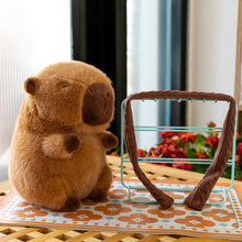 Load image into Gallery viewer, Hamburger Turtle Backpack Capybara Plush Toy Fluffty Kawaii Plushie Simulation Capibara Cute Stuffed Animals Soft Plush Kid Toys Children's Day Gift