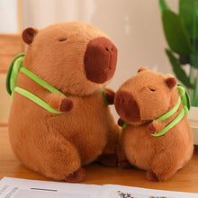Load image into Gallery viewer, Turtle Backpack Capybara Plush Toy Fluffty Kawaii Plushie Simulation Capibara Cute Stuffed Animals Soft Plush Kid Toys Children's Day Gift