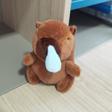 Load image into Gallery viewer, 13-15cm Cute Capybara Plush Keyring Pendant Soft Stuffed Plush Keychain Toy Backpack Pendant Birthday Gifts For Children