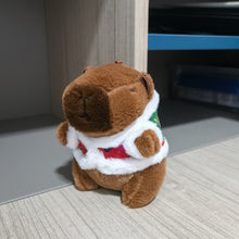 Load image into Gallery viewer, 13-15cm Cute Capybara Plush Keyring Pendant Soft Stuffed Plush Keychain Toy Backpack Pendant Birthday Gifts For Children